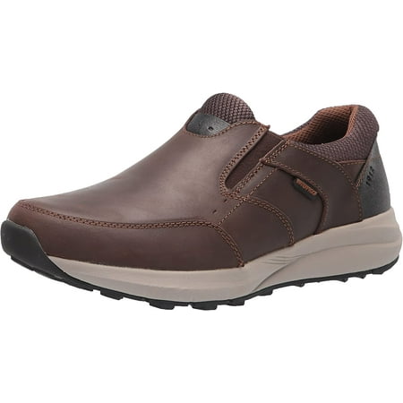 Nunn Bush® Excursion Men s Waterproof Leather Slip-On Shoes Color: Brown Ch Size: 12