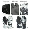 thumbnail image 3 of Ski Snow Gloves Winter Warm 3M Thinsulate Waterproof Touchscreen Men Women, 3 of 8