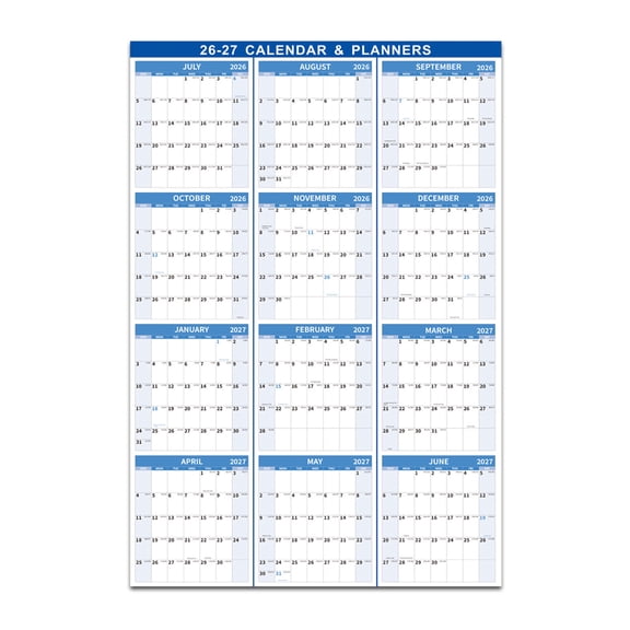 2026 Monthly Calendar Wall Calendar Dry Erases Calendars School Supplies For Planning And Task Management