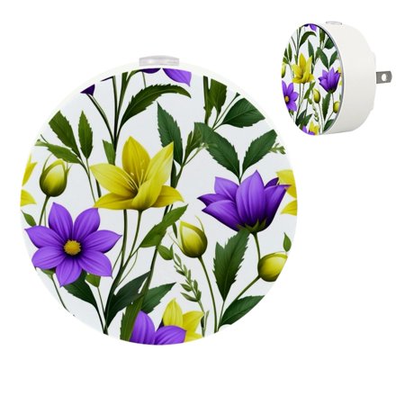

YZUOUZY Night Light Bedroom Lamp Small Lamps Set of 2 Tropical Flower