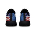 thumbnail image 4 of CNA Certified Nursing AssiStnt American flag CNA Nurse Shoes Sneakers Black Size 7.5, 4 of 7