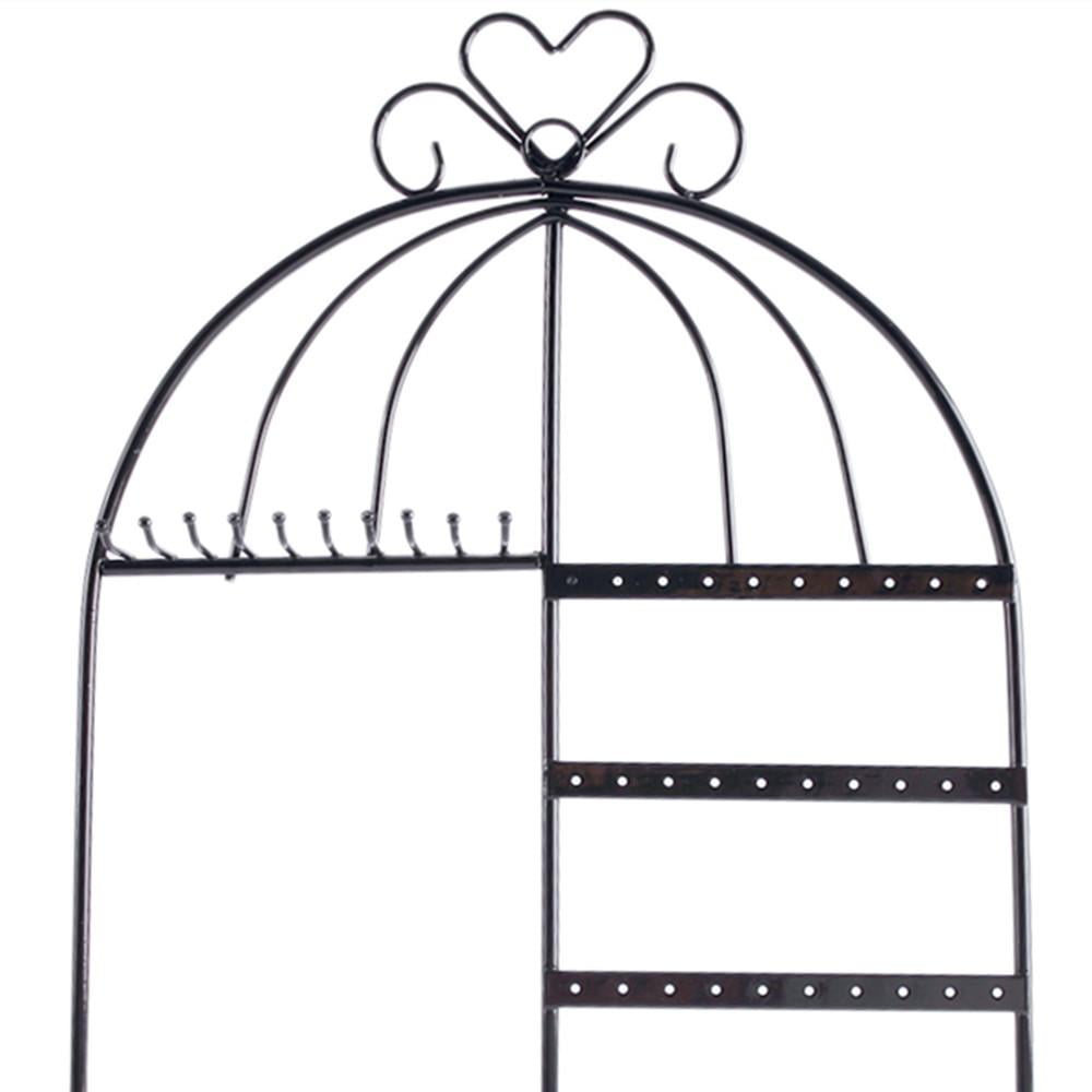 Vintage Jewelry  Hanger Shabby Chic Necklace Organizer Black