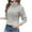 Summer Tops Gray, variant on Womens Mock Neck Sweater, Long Sleeve Pullover for Women Fall Fashion Solid Color Cable Knitted Sweaters