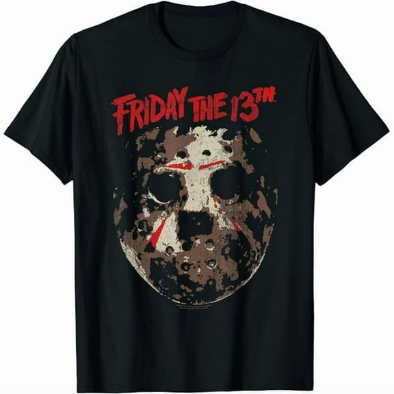 100% cotton tshirts men tee Friday the 13th Rough Mask T-Shirt
