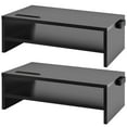 thumbnail image 1 of Soporte para monitor Marbrasse, paquete de 2 unidades, 42 cm, 2 niveles, con almacenamiento, 1 of 7