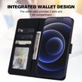 thumbnail image 4 of Compatible avec iPhone 13 Pro Max Étui Portefeuille Motif Animaux Mignons avec Fentes pour Cartes Couverture Rabattable, 4 of 5