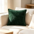 thumbnail image 5 of Zynviq Decorative Pillow Covers Green 18x18inch Couch Pillow Covers Solid Color Polyester with Zipper Square, 5 of 6