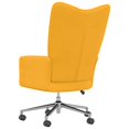 thumbnail image 3 of vidaXL Relaxing Chair Mustard Yellow Velvet, 3 of 5