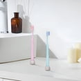thumbnail image 4 of Bathroom Vanity Cup Toothbrush Holder with Mirror Single Hook Plastic Organizer, 4 of 6