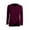 Wine, variant on Long Sleeve Fall Tops Clearance Tops for Women Under 5$ Fall Patchwork Long Sleeve Round Neck Casual Sweatshirt