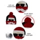 thumbnail image 4 of Uuiauoio LED Christmas Hat with Santa Claus Design Knitted Beanie Warm Ear Protection Winter Fashion Holiday Wear Festive Party Accessory and Seasonal Celebration, Holiday Party Supplies, 4 of 6