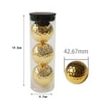 thumbnail image 4 of Coleccionable del recuerdo del premio 42,67m m de las bolas del regalo del golf de las pelotas de golf del oro de la capa doble Cantidad 3, 4 of 8
