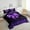 Black Purple, variant on Erosebridal Purple Bowknot Bedding King Comforter Set,Bling Glitter Bedding Sets King with Comforter,Lightweight Reversible Comforter Sets King Size,Sequin Print Decoration,3pcs