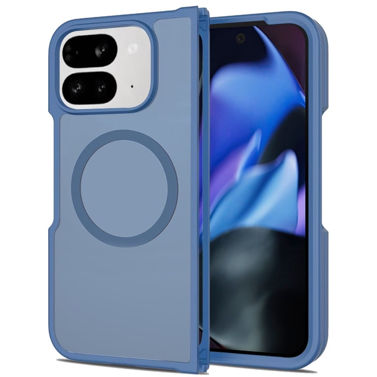 トロまる様Google Pixel 10 Pro Fold 本体 青 For Google Pixel 10 Pro Fold [Magnetic Circle] Smooth Safe Matte