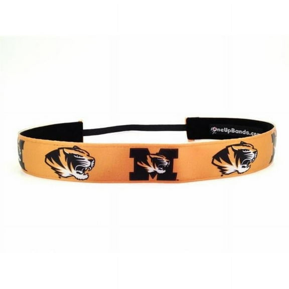 One Up Bands 1450 NCAA Missouri Team Colors Headband - Pack of 2