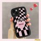 thumbnail image 1 of Para Samsung A12 A50s A04 A04s A14 A50 A30s A13 A03s A22 A31 A52s A20 A23 A33 A32 A04E A11 A02s A53 A21s A52 M32 A51 Ins Trendy Cool Checkerboard Nice Love Heart Borde Ondulado Estuche Suave, 1 of 3