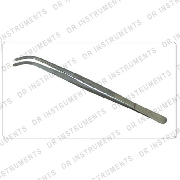 Specimen Forceps Curved 10"