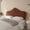 Caramel, variant on Velvet Bed Headboard Slipcover for Queen King Full Twin Cal King, Stretch Curved Bed Headboard Cover Dustproof Protector Cover Washable