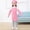 Pink, variant on Zecgelong Kid Art Smock Solid Color Apron Sleeve And Hat Three Piece Set For Children Printed Artist Painting Aprons Smocks With Long Sleeve Girls Long Sleeve Smocks Size for Girl 9-12 Years