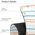 thumbnail image 4 of Yayeee Faucet Mat for Kitchen Sink 14.7" Diatomite Long Splash Guard Pad, Cute Nautical Pattern, 2 Pack, 4 of 7