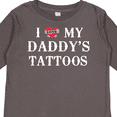 thumbnail image 4 of Inktastic I Love My Daddy's Tattoos Boys or Girls Long Sleeve Toddler T-Shirt, 4 of 5