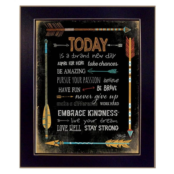 "Today is a Brand New Day" Printed Wall Art