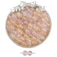 thumbnail image 1 of Cuentas de vidrio con forma de hielo a través de tinta que florecen con cuentas de oro, cuentas de vidrio hechas a mano, collar, pulsera, cadena, joyería, cuentas sueltas, accesorios, 1 of 5