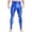 Blue, variant on iiniim Men's Plus Size Glossy High Waist Stirrup Leggings Tights Gym Workout Yoga Pants Blue XL