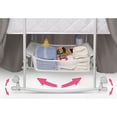 thumbnail image 5 of Badger Basket Wishes  Oval Baby Bassinet, Gray, 5 of 9