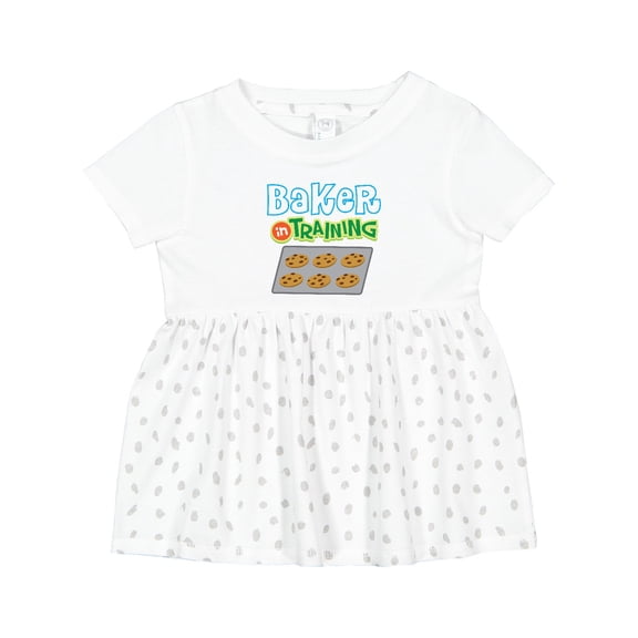 Inktastic Baker in Training Baking Girls Baby Dress