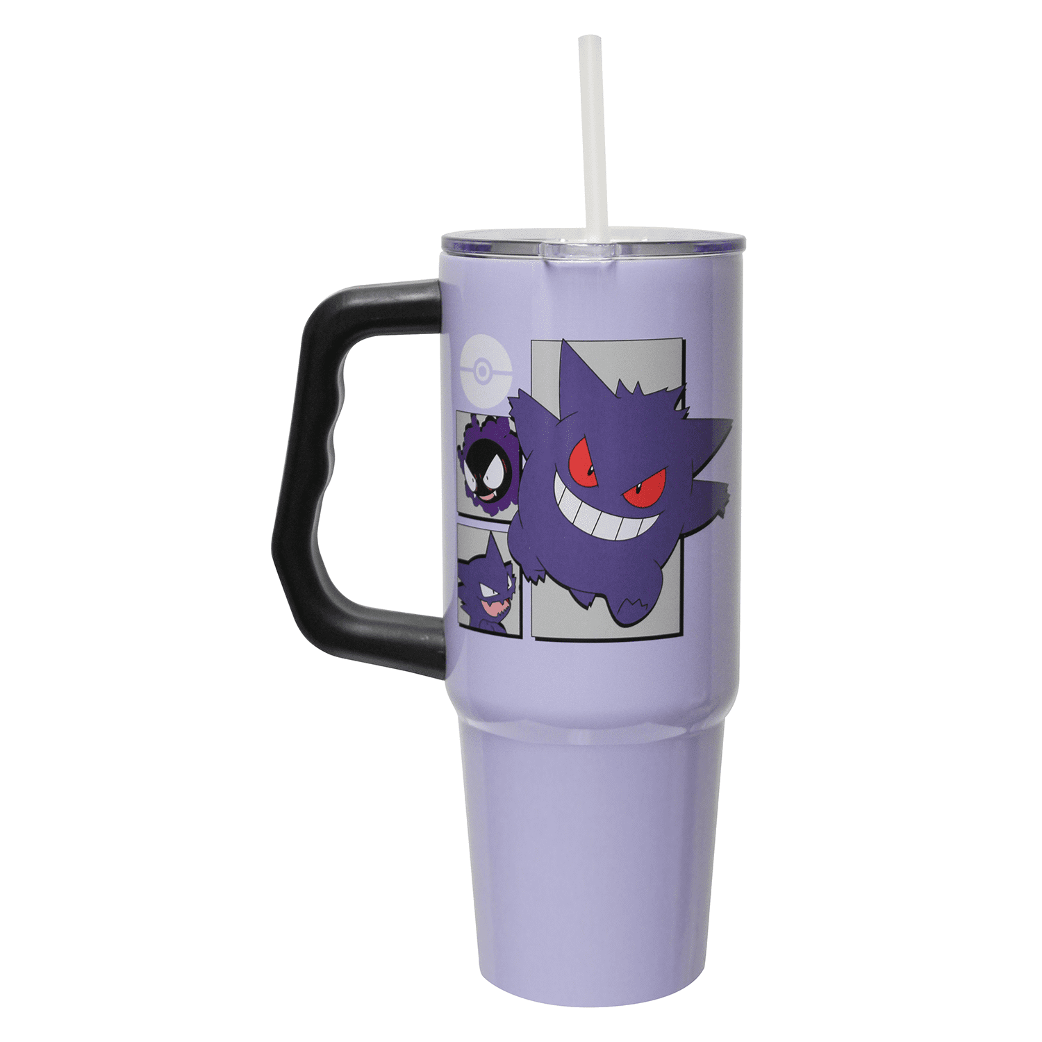Pokémon Gengar Evolutions 30 fl oz Stainless Steel Tumbler with Handle and Straw