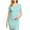 Light Blue, variant on gakvbuo Maternity Dress For Photoshoot Womens Short Sleeve Breast-Feeding Maternity Nursing Dress Bodycon Pregnancy Scoop Neck Ruched Midi Fitted Dresses For Women 2391