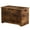 Rustic Brown, variant on YYEAN Storage Chest, 30 inches Chest Box Organizer with 2 Safety Hinges, Wooden Entryway Storage Bench-Rustic Brown