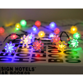 thumbnail image 2 of Battery Operated Indoor and Outdoor 50 LED Lotus Flower Fairy Lights on 7.5m PVC String with Timer,for Chrismas, Party, Wedding, Patio, Garden Decor(Warm White), 2 of 4