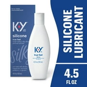 K-Y True Feel Lube for Sex, Personal  Silicone Lubricant For Sexual Wellness, Vaginal Moisturizer, 4.5 fl oz