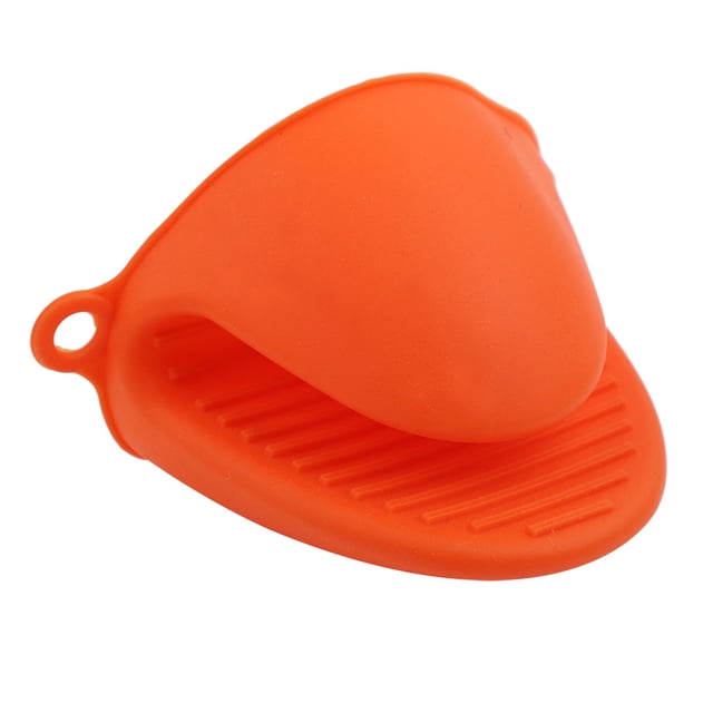 1PCS Heat Resistant Anti Slip Cooking Glove Microwave Oven Kitchen Baking Tool Orange