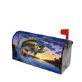 thumbnail image 3 of PHELIKA Bass Fish Jumping 03 Magnetic Mailbox Covers Standard Size 25.5"H x 21"W, 3 of 8
