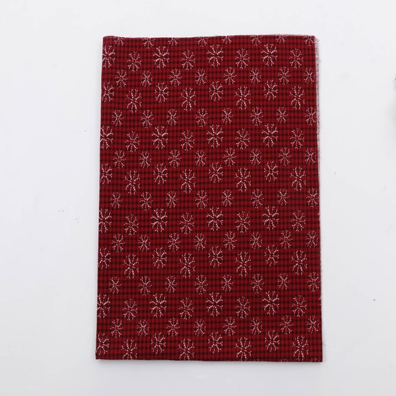 WEGFTDUOP DIY Hand Stitched Children's Printed Small Floral Red Handkerchief