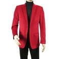 thumbnail image 6 of Men's Velvet Sports Coat Grammy Amy Award BASSIRI , LEONARDI J1042 Christmas Red, 6 of 9