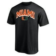 thumbnail image 2 of Men's Black Miami Hurricanes Line Corps T-Shirt, 2 of 3