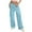 Sky Blue, variant on Women's Sweatpants Pants with Plus Size Deep Pockets 7/8 Stretch Ankle Sweatpants for Golf, Athletic, Lounge, Travel, Work Athletic Pants for Workout, Jogging, Running White XL