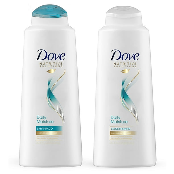Dove Nutritive Solutions Moisture 2-in-1 Shampoo and Conditioner, 20.4 oz - Walmart.com