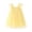 Yellow, variant on Larisalt Girls Dresses Layered Tulle Ruffle Sleeveless Dress Toddler Baby Girl Summer Clothes Age 1-6Y