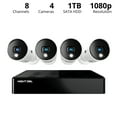 thumbnail image 2 of Night Owl Bluetooth 8 Channel DVR with 1TB Hard Drive, and 4 Wired 1080p HD Spotlight Security Cameras, Outdoor, HDMI Connector, 2 of 10