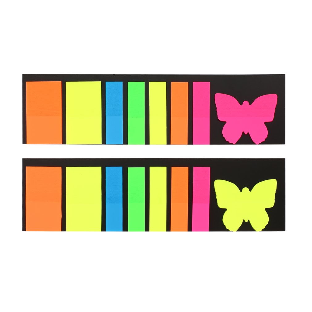 CLEAN PVC Sticky Notes Portable Mini Page Markers Different Shapes