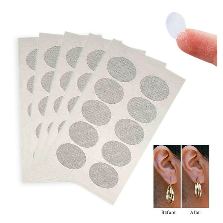QualiTrue Ear Lobe Tape/Invisible Ear lobe Support Patch For Heavy  Earrings, Ear Lifter Transparent Waterproof Medical Sticker Patches for  Long Time Wearing Ear Hole Closer (Pack of 50) 