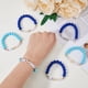 thumbnail image 3 of 6 pulseras azules para hermana mayor y hermana menor, pulsera elástica con cuentas redondas, pulsera de moda, pulsera de amistad, regalos de cumpleaños., 3 of 7