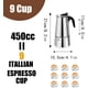 thumbnail image 4 of Cafetera Espresso con Estufa de 9 Tazas, Olla Moka de Acero Inoxidable, Cafetera Percoladora, Cafetera Italiana, Cafetera con Capacidad para Moca, Cafetería Classic Maker para el Hogar y Acampar 450ml 15oz, 4 of 7