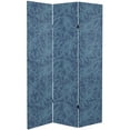thumbnail image 7 of Oriental Furniture 6 ft. Tall Double Sided Floral Wallpaper Canvas Room Divider, 7 of 7