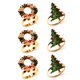 thumbnail image 1 of Servilleteros de árbol de Navidad, lindo mini servilletero para mesa, soporte de hebillas de servilleta de invierno para Acción de Gracias, Navidad, reunión familiar, decoración de mesa Zhivalor CPB-CJZ369-2, 1 of 5
